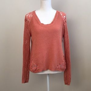 Daytrip lace sweater. EUC